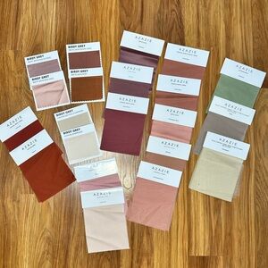 Azazie & Birdy Grey Dress Swatches